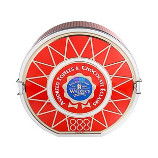 临期优惠英国零食糖果年货礼盒装Walkers沃尔克斯什锦太妃糖罐装