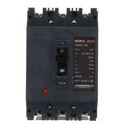 塑料外壳式断路器人民电器DZ20