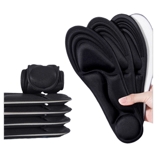 4D军训鞋垫女吸汗透气防臭薄款软底踩屎感久站防痛站岗神器男鞋垫