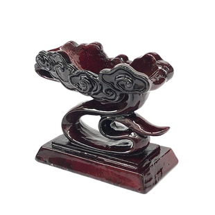 仿红木奇石底座石头摆件托架凹槽万能免挖槽底托葫芦创意