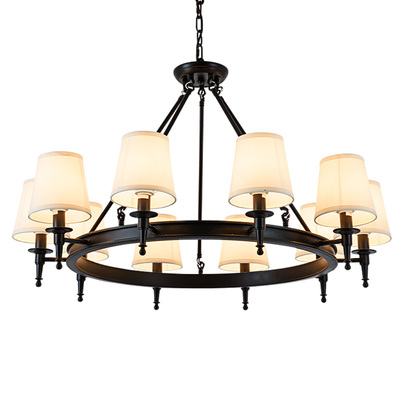 主卧室书房吊灯温馨铁艺