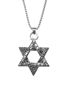 fdk项链男潮女ins嘻哈六芒星日系