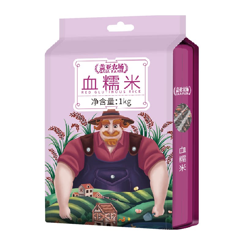 【1kg*袋】盖亚农场五常血糯米