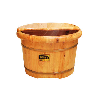 足浴桶泡脚桶木桶家用过小脚洗脚盆按摩保温小木盆木质实木养生桶