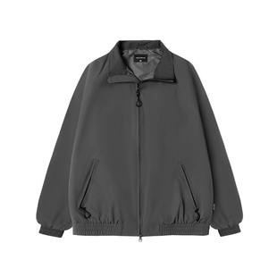 HEEMKIZOO春立领高密防泼水工装外套男休闲飞行夹克短宽版型上衣