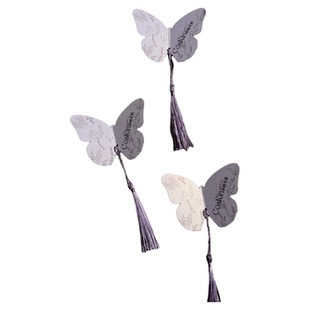 订婚婚礼宴会席位卡蝴蝶名卡定制商务宾客姓名座位卡创意餐盘卡