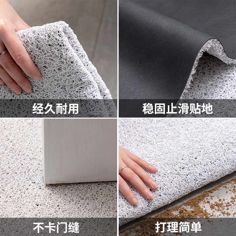 喜庆红色家用玄关地垫脚垫打理易丝进门耐磨入户门中式耐脏垫圈地