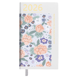 2026年日程本每周计划本a6手账本高颜值工作学习todolist记录笔记本本子口袋便携随身小周历weeks日历记事本