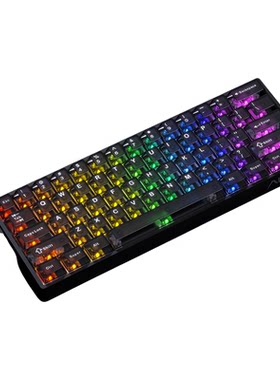 狼蛛win60雾透系列高性能透明磁轴键盘电竞游戏专用有线RGB炫彩