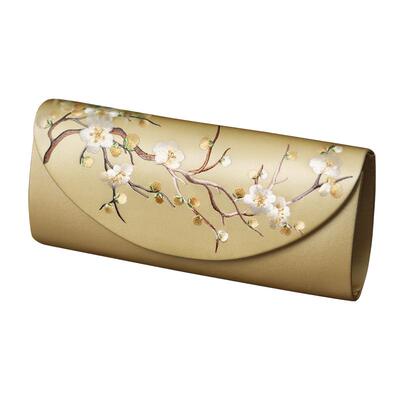 筛月苏州刺绣旗袍手包