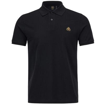 MOOSE KNUCKLES经典升级棉质金属LOGO棉质短袖POLO男
