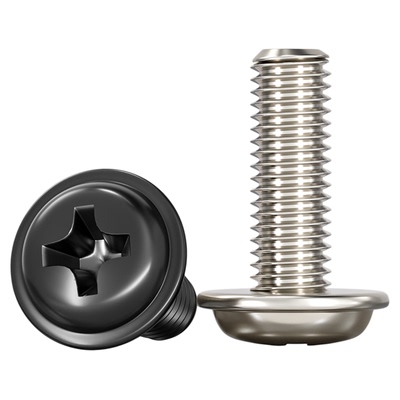 【全网热销】圆头十字带垫螺丝