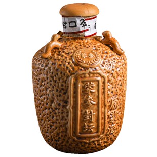 闷倒驴内蒙国产清香型白酒蒙参封坛酒52度送礼纯粮食原浆老酒整箱