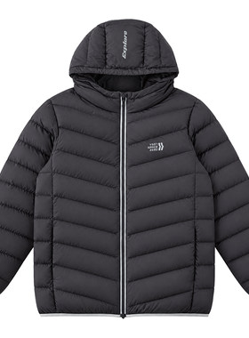 【轻暖排骨羽绒】奕时代胖男童轻薄羽绒服内胆中大童保暖连帽外套