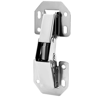 免开槽柜门铰链合页大全五金折叠免打孔衣柜门铰弹簧柜子橱柜