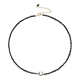 卡洛美黑耀猫咪头chocker颈链女轻奢高级感精致项链小众爆款饰品