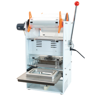 金色铝箔餐盒商用封口机手动熟食外卖透明塑料封口膜打包机封膜机