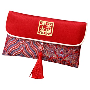 2026马年布艺红包袋平安喜乐压岁钱乔迁万元大红包利是封生日通用