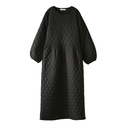 减龄气质秋冬棉服连衣裙原创