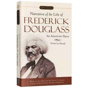 正版 一个美国黑奴的自传 英文原版书 Narrative of the Life of Frederick Douglass 弗雷德里克道格拉斯 进口书籍英文版