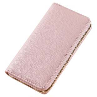 长款钱包女款简约大容量拉链现金钱夹男薄款多功能可放手机手拿包