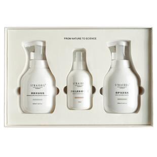 舒适宝宝婴儿洗护沐浴套装(沐浴露+洗发水+身体乳)三件套礼盒