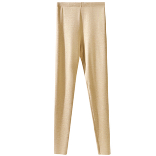 羊绒蚕丝秋裤女抗菌发热保暖裤女线裤打底衬裤加绒毛裤内穿秋裤冬