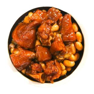 老土锅黄豆猪手商用料理包加热即食预制菜外卖盖浇饭小碗菜210g包