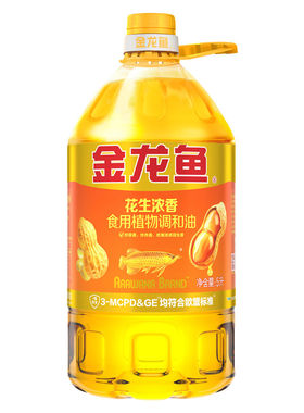5L整箱金龙鱼花生浓香型调和油