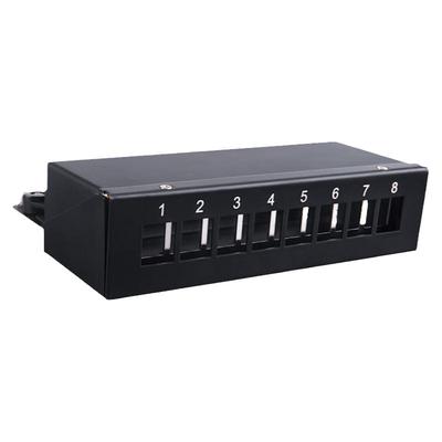 8口网络配线架屏蔽空架