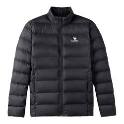 骆驼羽绒服加绒保暖立领短款女款