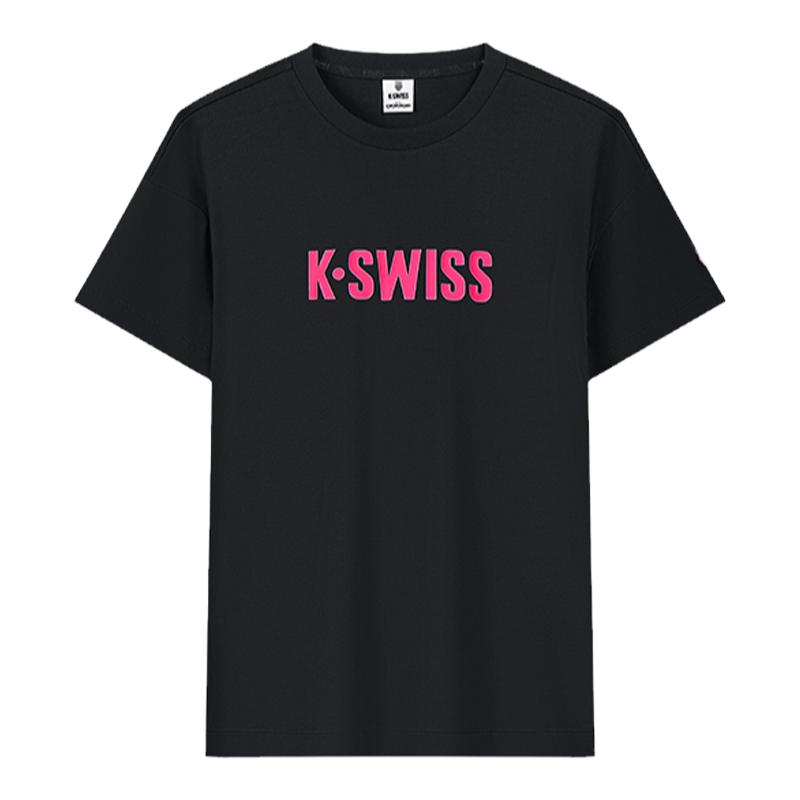 KSWISS盖世威T恤男女同款2025夏季新款多巴胺宽松运动上衣1710871