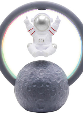 生日礼物悬浮蓝牙音响七彩夜灯