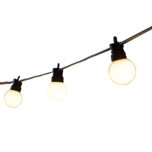 户外led露营太阳能防水彩灯串灯闪灯摆摊帐篷灯泡高亮庭院装饰灯