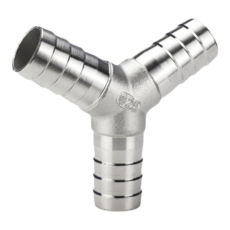 304不锈钢Y型宝塔软管Y型三通皮接三通皮管人字三通水管接头
