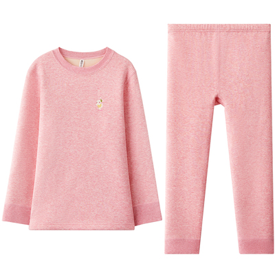 加绒加厚内衣套装Hodo/红豆