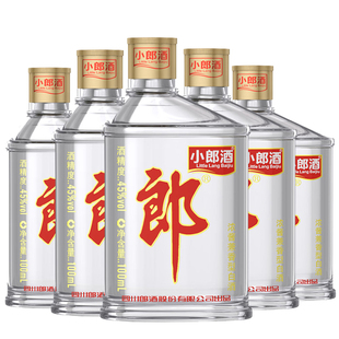 【官方正品】郎酒经典小郎酒瓶装100ml*6瓶45度浓酱兼香型白酒