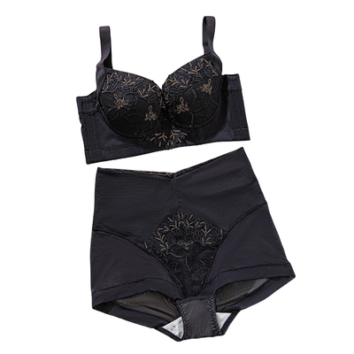 五排扣收副乳调整型塑形聚拢内衣