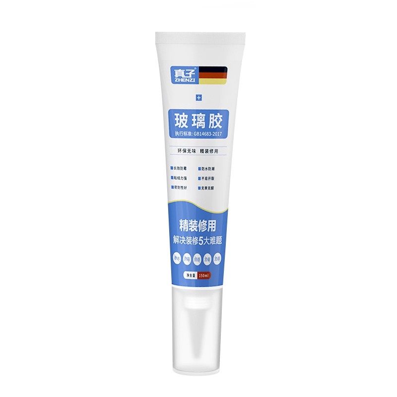 玻璃胶防水防霉厨卫封边胶强粘力美容胶透明马桶密封结构门窗专用