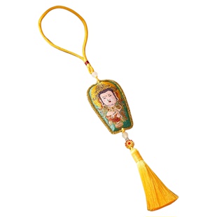 正定隆兴寺倒坐观音御守香囊包挂车挂端午节卧室衣柜艾草文创流苏