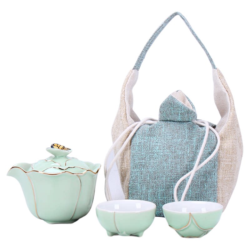 旅行茶具茶器陶瓷杯便携式礼品