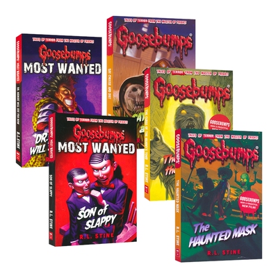 Scholastic Goosebumps学乐鸡皮疙瘩系列10册套装 英文原版惊悚小说 惊恐乐园 青少年课外读物章节书 Horrorland Slappyworld