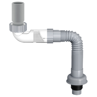 洗脸盆下水管横向侧排防返臭排水管道洗手盆面盆水池下水器加长管