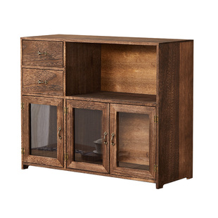 桌面博古架茶具收纳柜茶杯收纳架台面置物架防尘茶壶化妆品展示柜