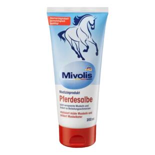 欧洲直邮Mivolis舒缓肌肉关节酸痛马膏草本成分温和缓解疼痛200ml