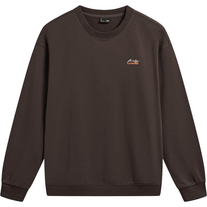 李宁卫衣2026新款情侣宽松长袖圆领上衣