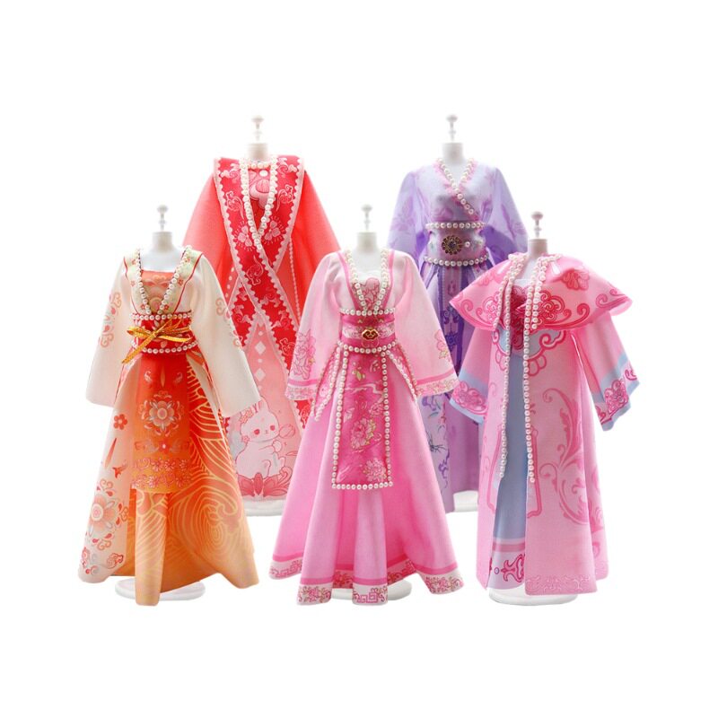 汉服手工DIY材料包儿童衣服制作