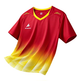 的幸【林丹杯同款大赛服】速干透气羽毛球服训练比赛短袖运动球衣