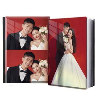 水晶相册定制照片书精修入册结婚写真婚纱照制作本纪念册打印成册