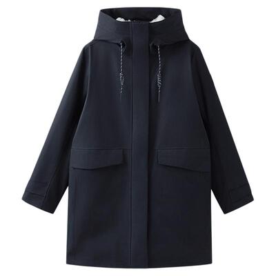 AIGLE女士棉服保暖中长款棉外套
